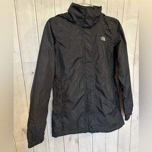 The North Face Women’s Black Resolve Parka Waterproof Rain Jacket Small
